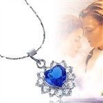 Mini Faux Blue Ocean Star Jewelry Necklace Neck Chain Neck O