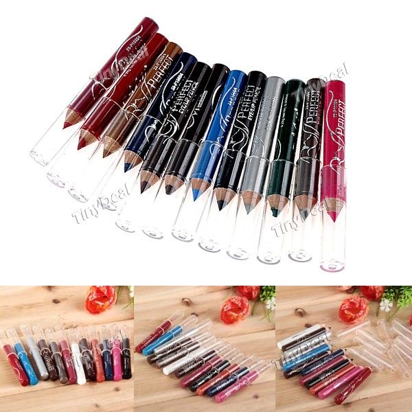 (MENOW) 12 x Cosmetic Eyeliner Liquid Bushy Magic Ink Eye Li